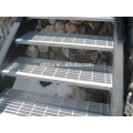 Plaque de pied de caillebotis en acier galvanisé à chaud - Marches d&#39;escalier